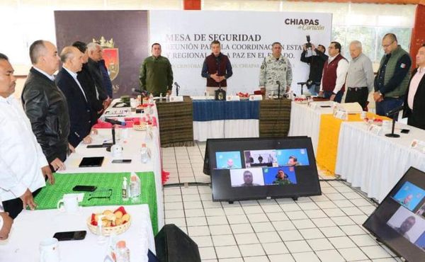 ALCALDE MDO ASISTE A MESA DE SEGURIDAD. – H. Ayuntamiento de San Cristóbal de Las Casas