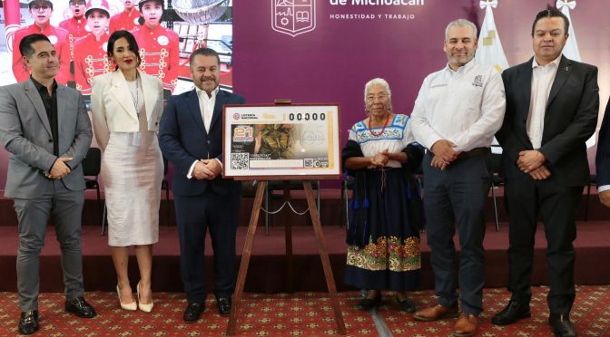 Devela Bedolla Billete de Lotería conmemorativo a “Las Corundas”