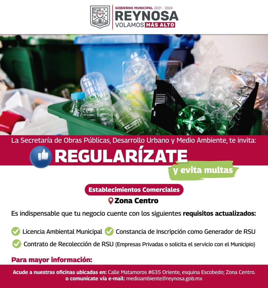 Invita Gobierno de Reynosa a negocios a regularizarse para evitar multas – Administración Municipal Reynosa 2021-2024