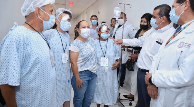 Margarita Núñez recupera la vista tras recibir cirugía gratuita de la SSM