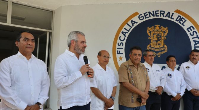 Llama Bedolla a poderes y órganos autónomos refrendar compromiso con la justicia