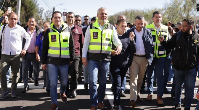 Inaugura Bedolla en Tarímbaro ampliación carretera con 28.6 mdp del Faeispum