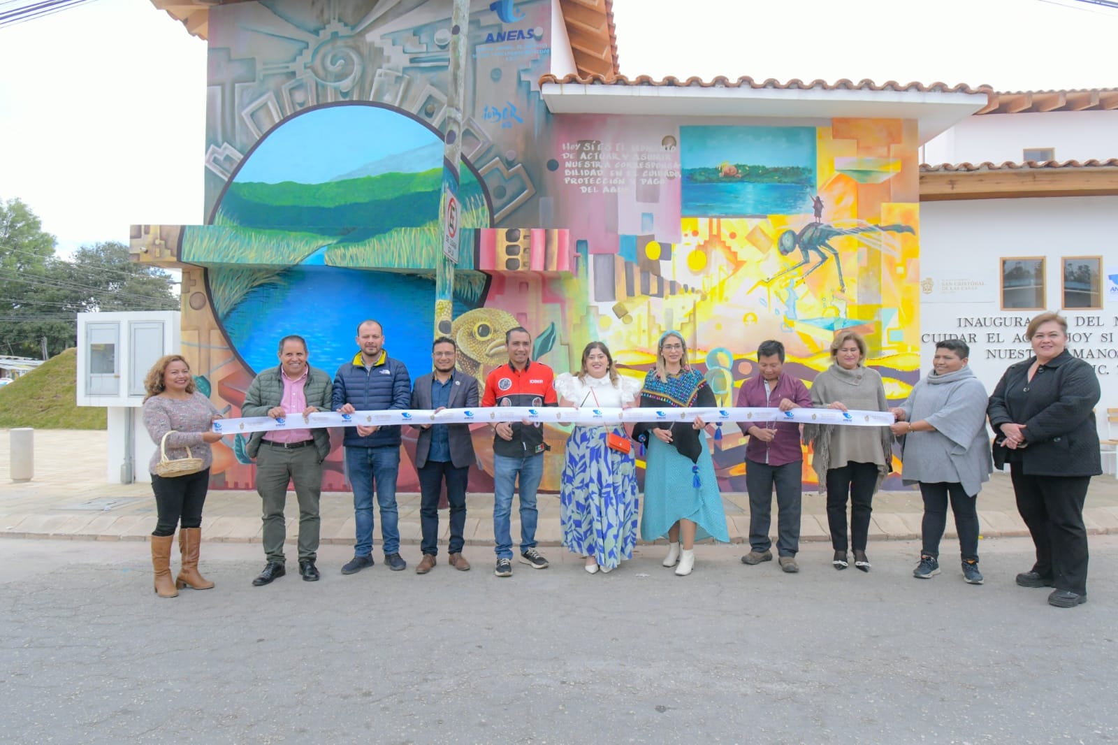 EL AYUNTAMIENTO DE SCLC INAUGURÓ EL MURAL ARTÍSTICO CON EL TEMA, “CONCIENTIZACIÓN DEL CUIDADO DEL AGUA”. – H. Ayuntamiento de San Cristóbal de Las Casas