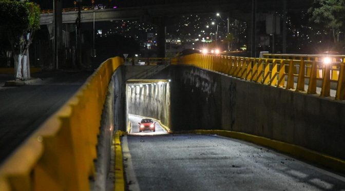 SCOP reabre túneles de distribuidor vial Paso Morelos