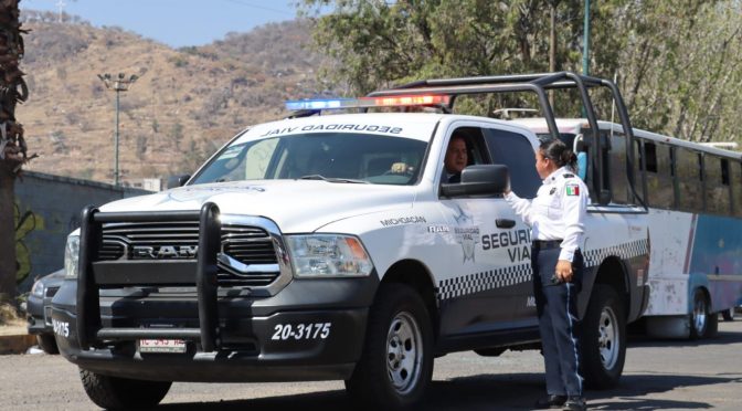 Se desplegarán en Michoacán casi 8 mil agentes en operativo Vacaciones Seguras